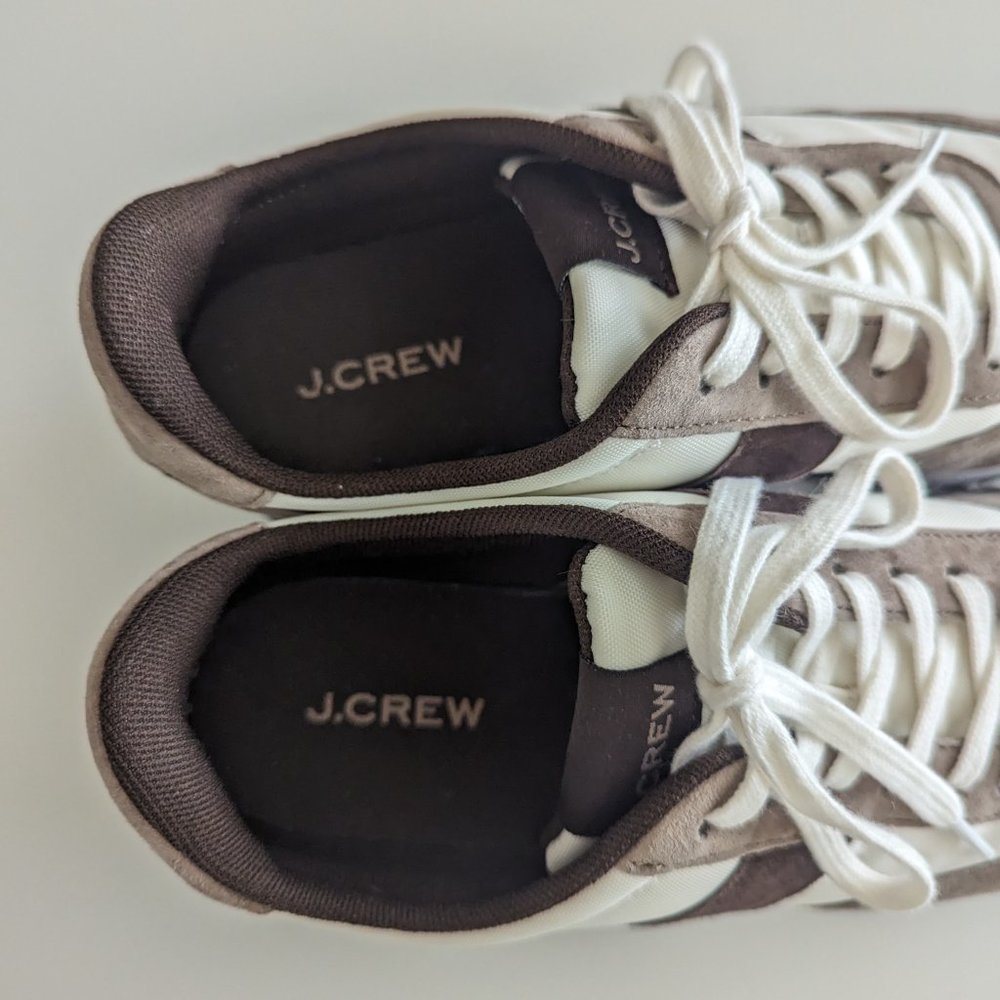 Jcrew Trainers Color Block Tan & Brown - image 4